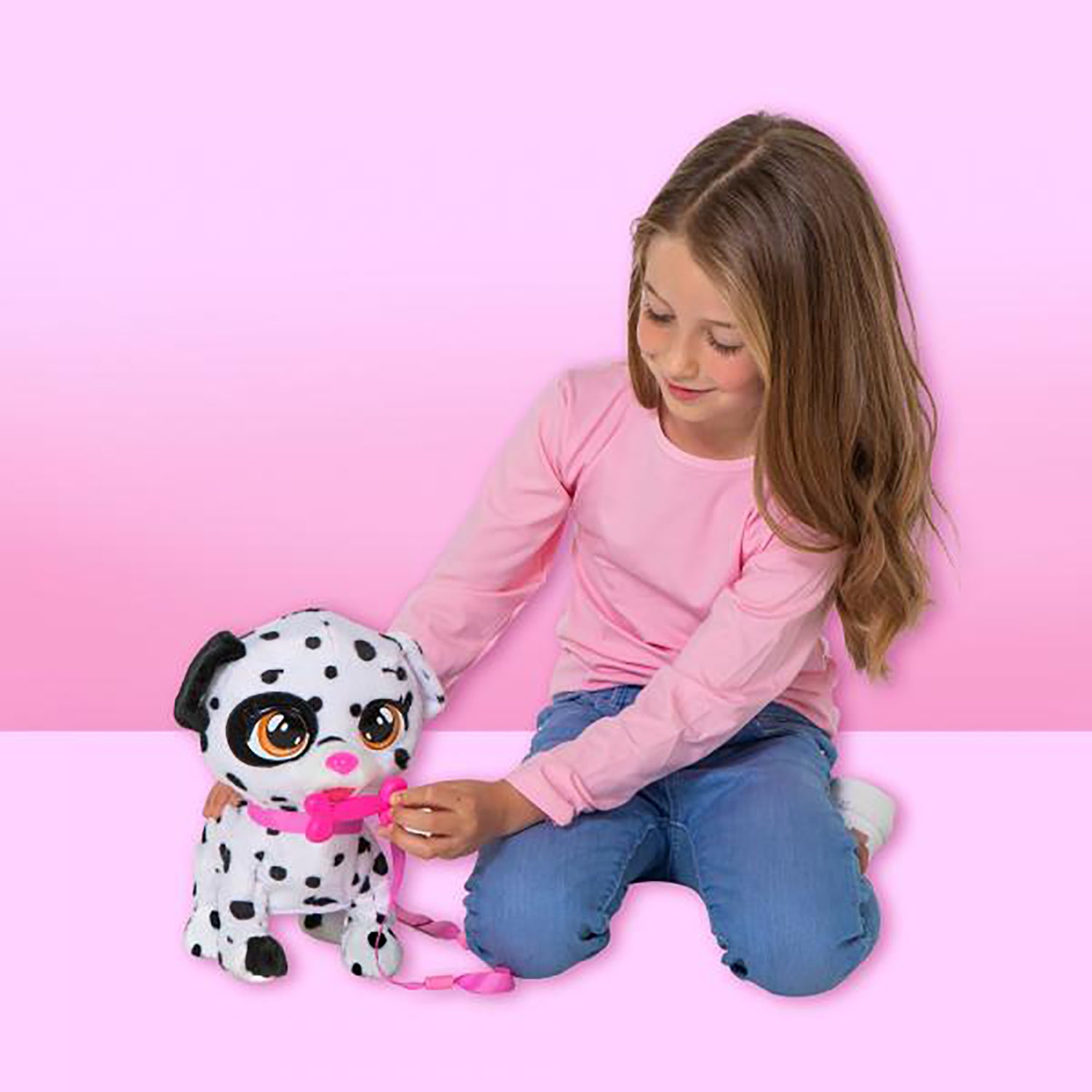 IMC TOYS - Cry Babies Spot Peluche Interattivo Dalmata - Con Suoni e Lacrime Vere